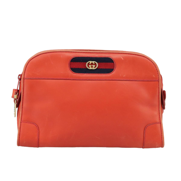 Gucci Ophidia Orange Leather shoulder - Picture 1 of 10